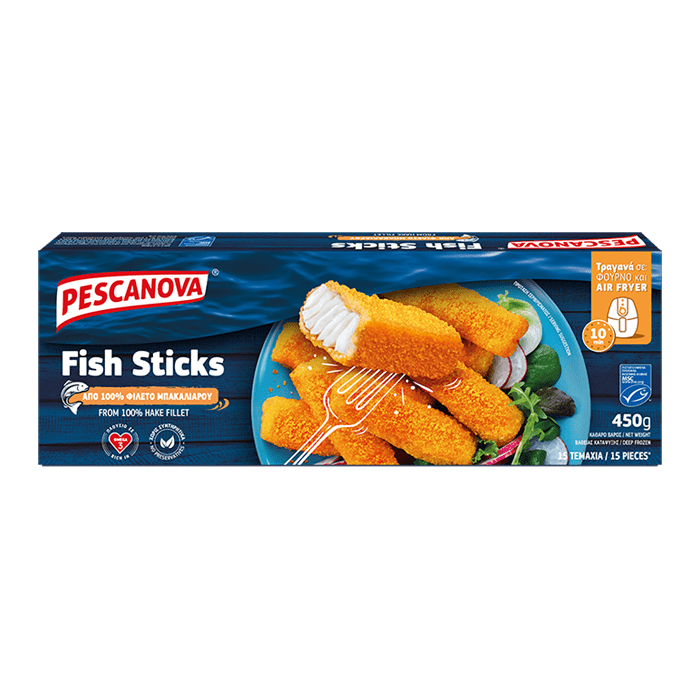 Fish Sticks από φιλέτο μπακαλιάρου